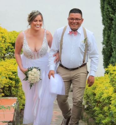 vestidos de novia pierna abierta